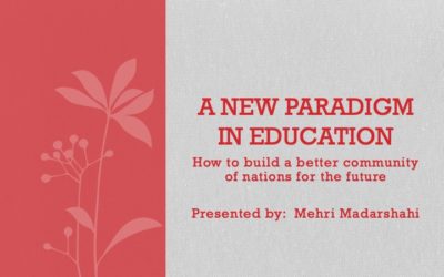 A new paradigm in Education