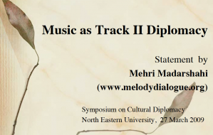 MUSIC AS TRACK II DIPLOMACY