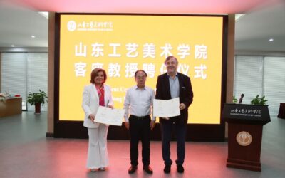 Mehri Madarshahi and Hans D’Orville awarded visiting professor at Shandong University of Arts and Design